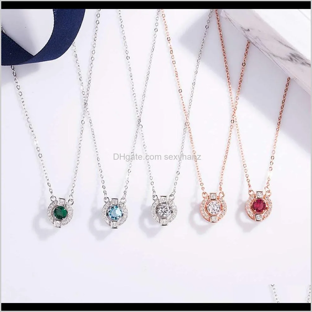 pendants shi jia`s beating heart necklace, women`s exquisite and smart element, crystal, single diamond clavicle chain