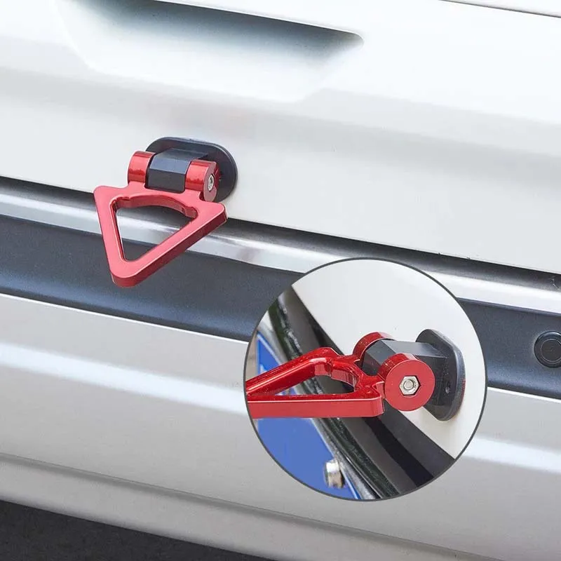 Honda Accord Accessories Red Car Ring Track Racing Style Tow Hook Look Decoration Accessories Universal E Tow Rings For Cars - Foto 9