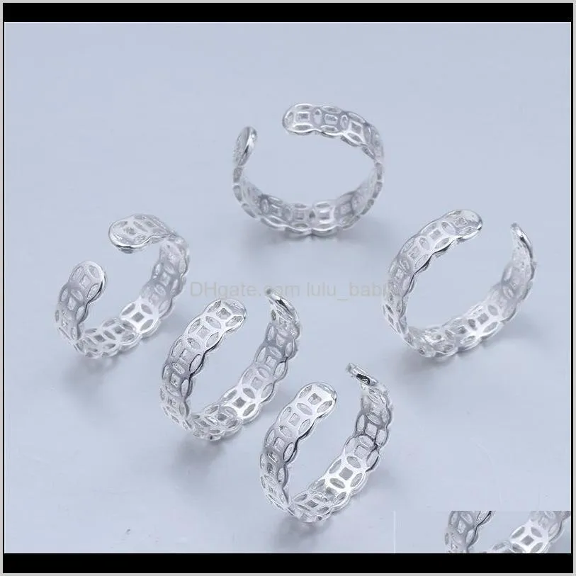 5 new silver foot rings, charming foot rings, women`s rings