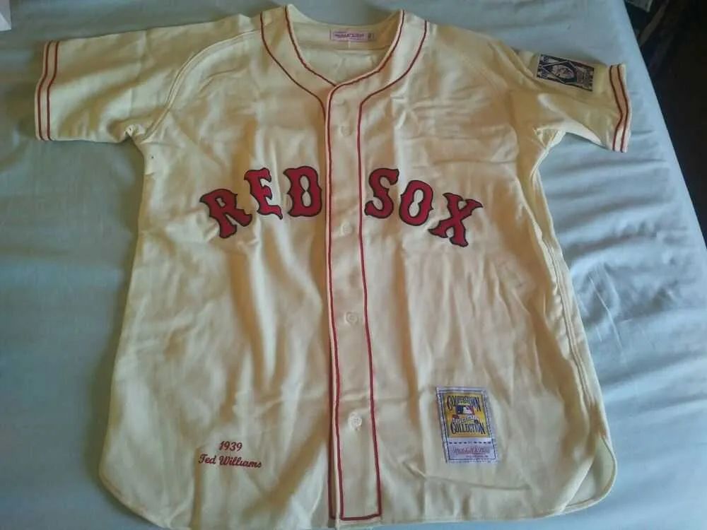 Custom sewing #9 Ted Williams Jersey Men Women Youth Kids Baseball Jersey XS-6XL