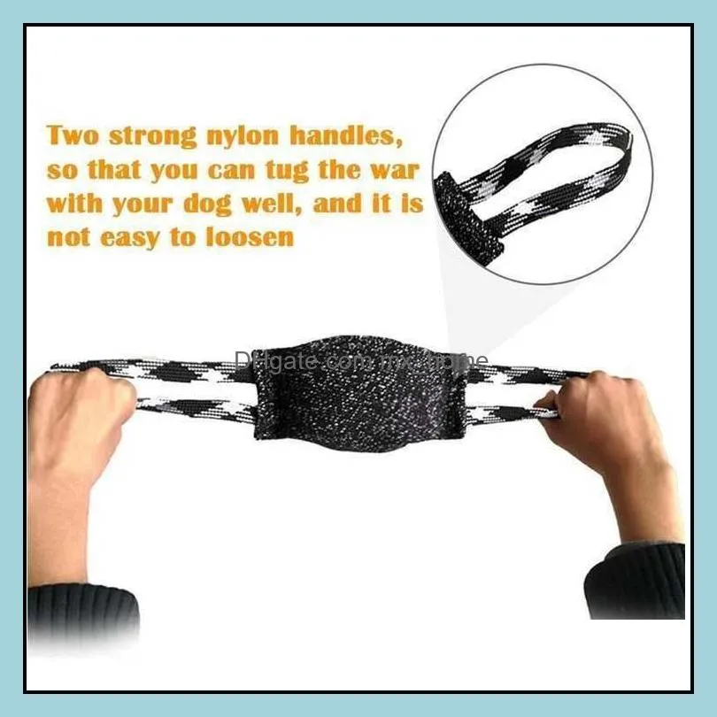 Dog Training & Obedience Toys Large s Bite Pillow Nylon Rope Pet Chew Ball Toy For K9 Agility Equipment 56SM