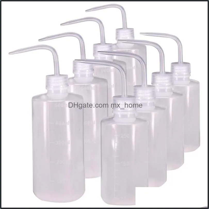 Watering Equipments 250Ml And 500Ml Fleshy Pouring Water Bottle, Plastic Squeeze Bottle Elbow Spray 8 Pack (Each Size 4)