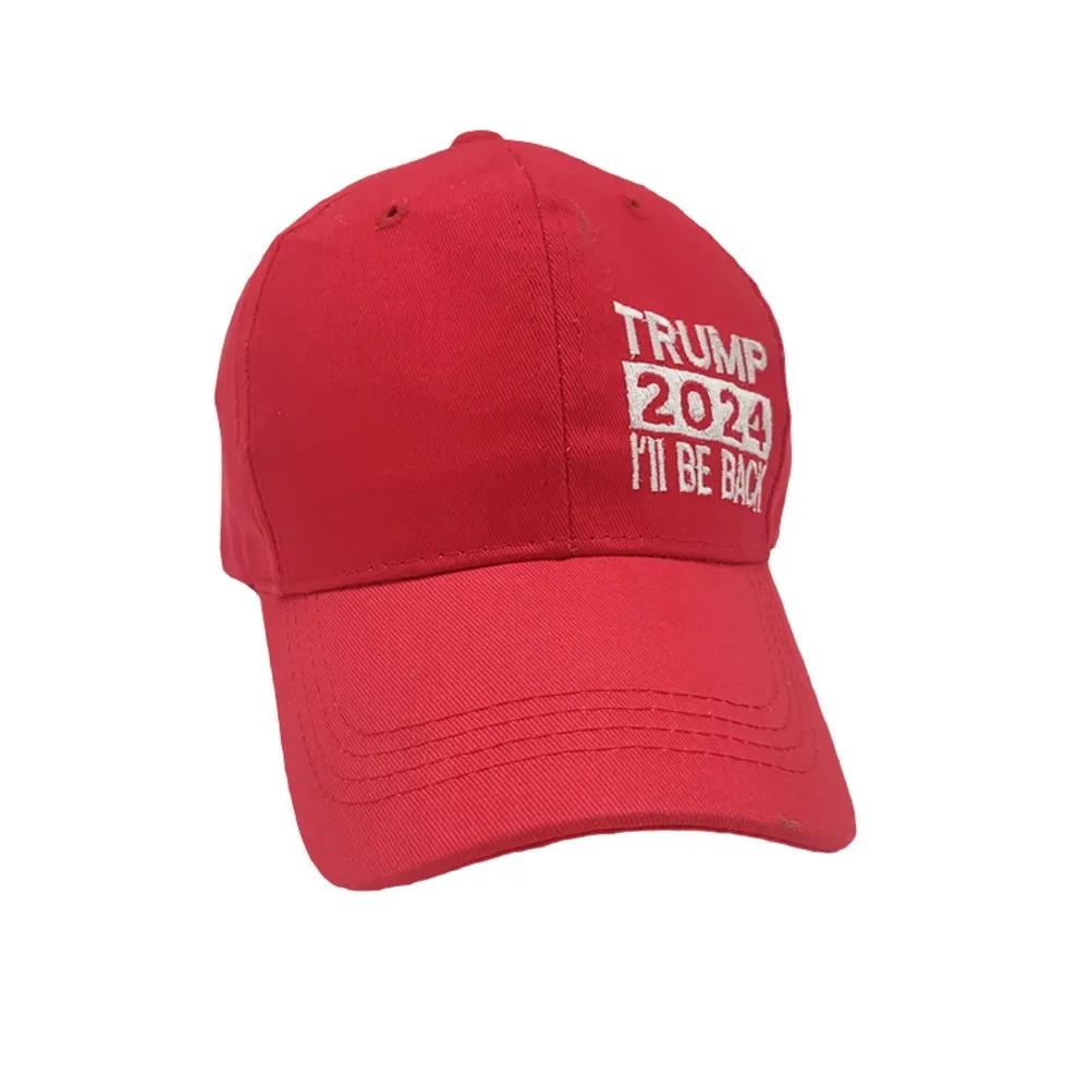 President Trump 2024 나는 편지 모자 디자이너 야구 공 모자 Unisex Antiben Snapback 여름 태양 바이저 비치 캡 GGA4589