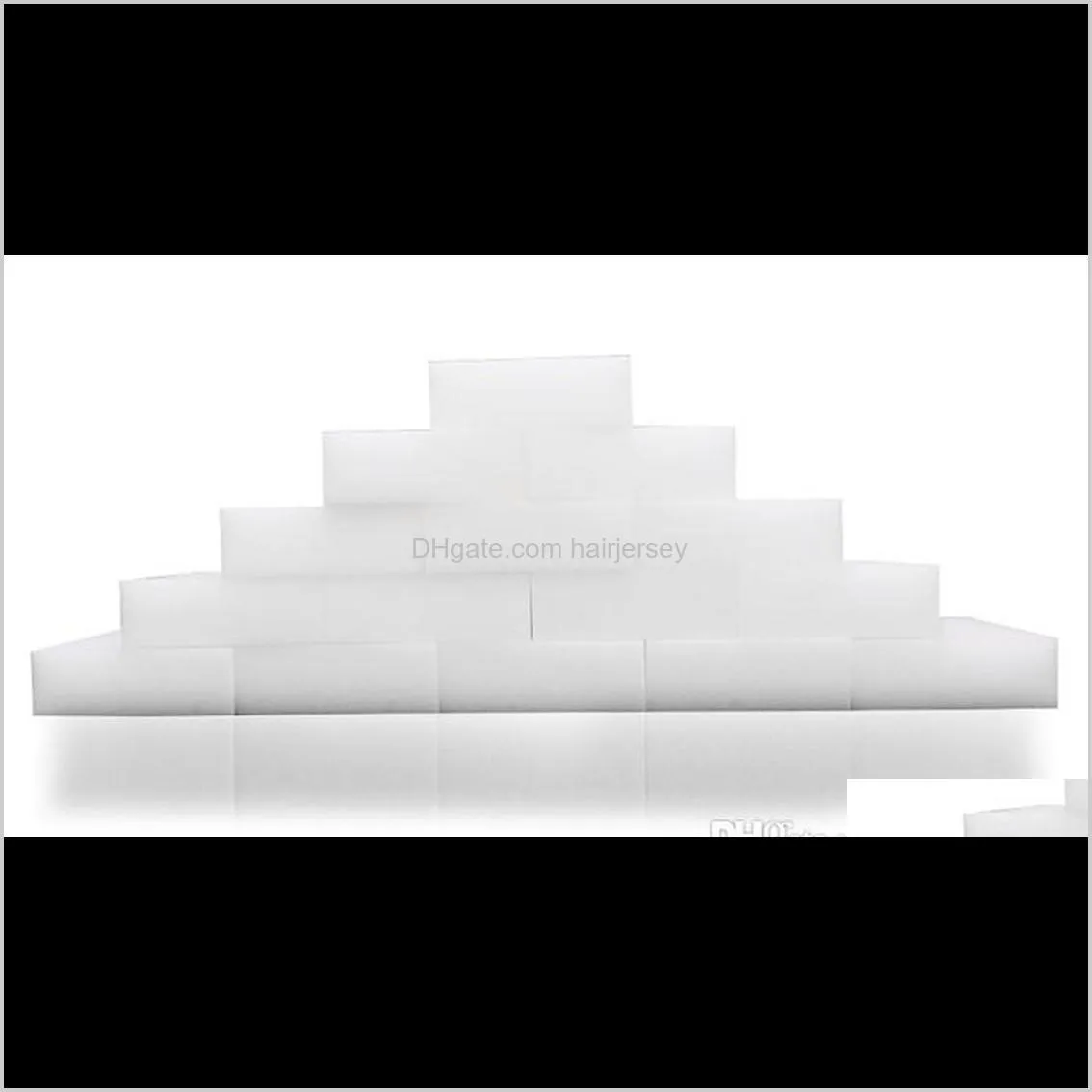 200pcs 10*6*2 cm white magic cleaning melamine sponge eraser high quality magic sponge esponja magica super cleaning gel