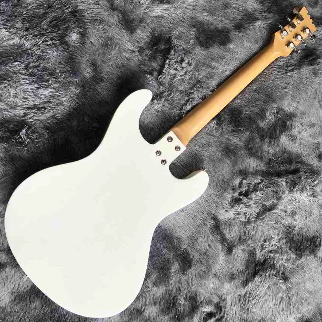 1966 Ventures Mosrit Zero Electric Guitar Fret JRM Johnny Ramone White