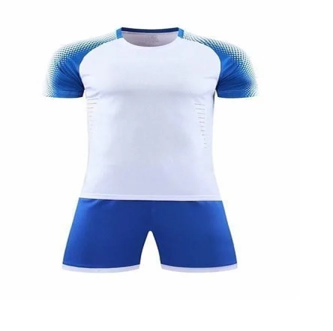 Puste Soccer Jersey Uniform Spersonalizowane koszulki zespołowe z nazwą projektowania drukowane spodenki i numer 126897189