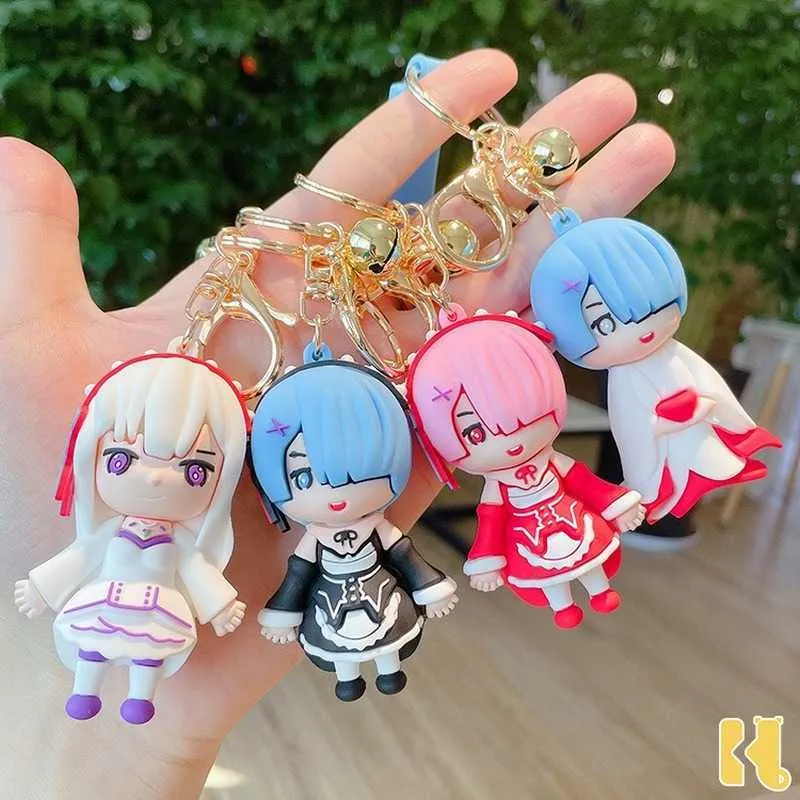 Save Big on Bulk Anime Key Chains Anime Keychain Man Life In A Different  World From Zero High Quality Metal Keyring For Women Couples Best Deals 