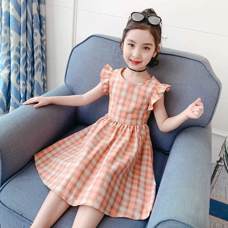 Girls Summer Dress Cotton Round Neck Design Baby Party 3 13 Year Old  Childrens Clothing Q0716 From Sihuai04, $9.35