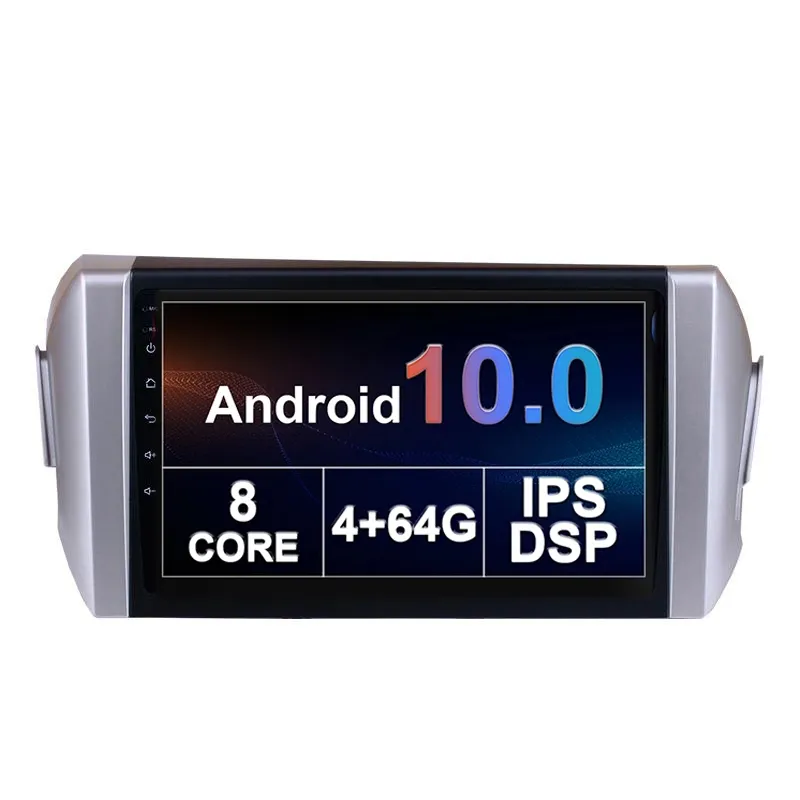 Автомобильный DVD Мультимедийный плеер 10 дюймов GPS головной блок для Toyota Innova 2015-2018 LHD Auto Radio Android 4GB RAM + 64GB ROM
