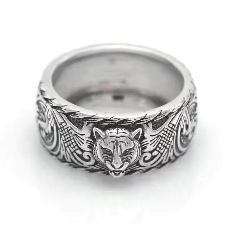 2021 sieraden mannen/vrouwen mode luxe ring goudpaar S925 hoge gepolijste geschenkdoos a208