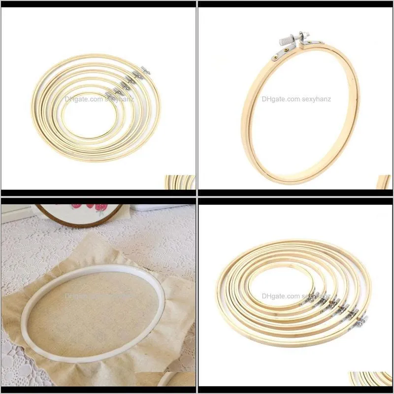 embroidery hoop embroidery hoops wood rings for cross stitch sewing 13cm 17cm 20cm 23cm 26cm 30cm tambour frame hot1