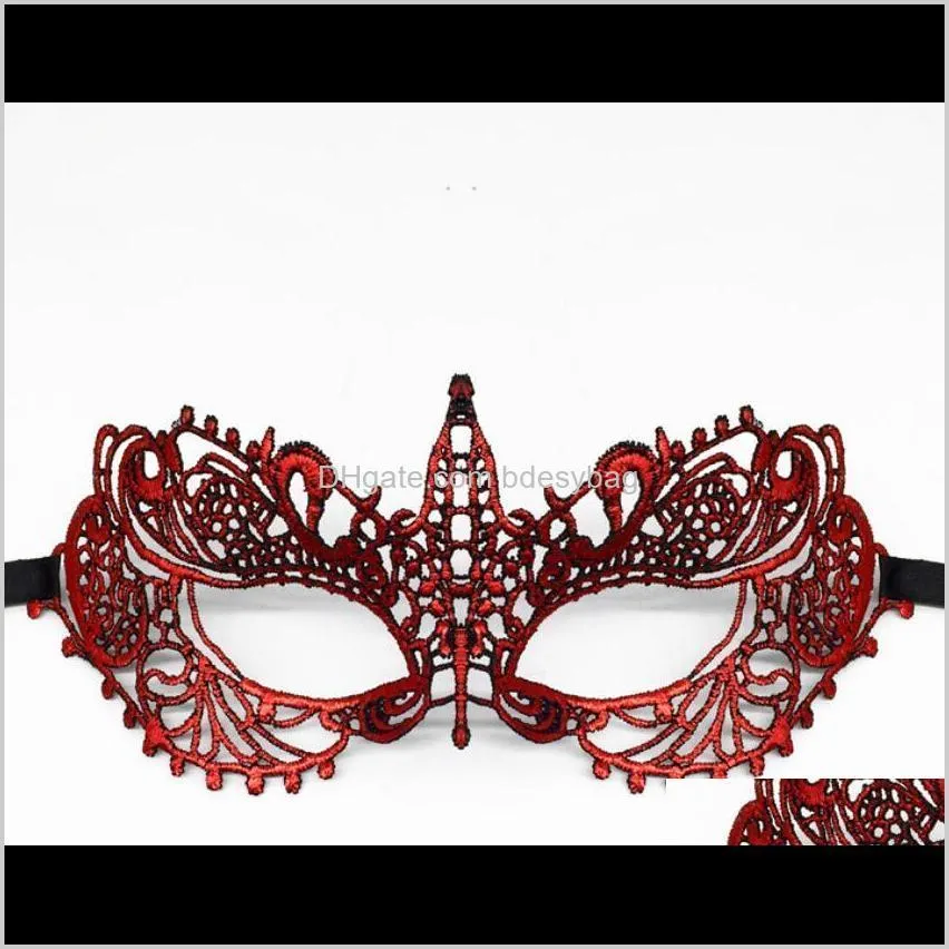 mysterious angel new hot red lace eye mask popular party mask christmas halloween wedding party available new year available