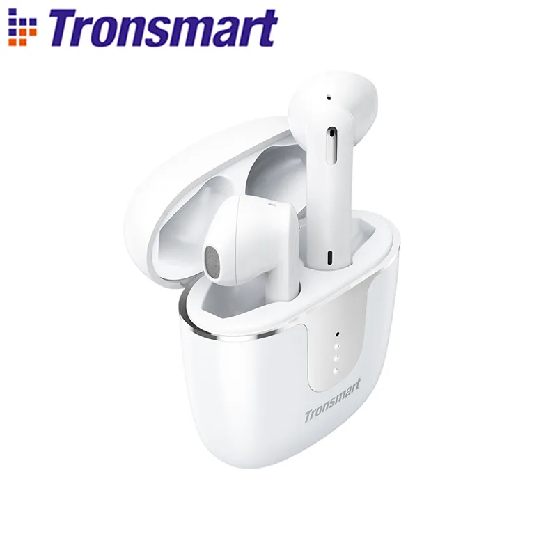 Tronsmart Onyx Ace Bluetooth 5.0 Earphones Qualcomm Aptx Wireless earbuds إلغاء الضوضاء مع 4 ميكروفونات، 24 ساعة