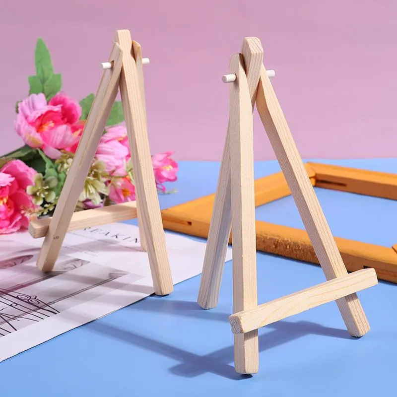 Wooden Mini Easel Stands Table Card Stand holder Small Picture Display Stand for Home Party Wedding Decoration DH9635