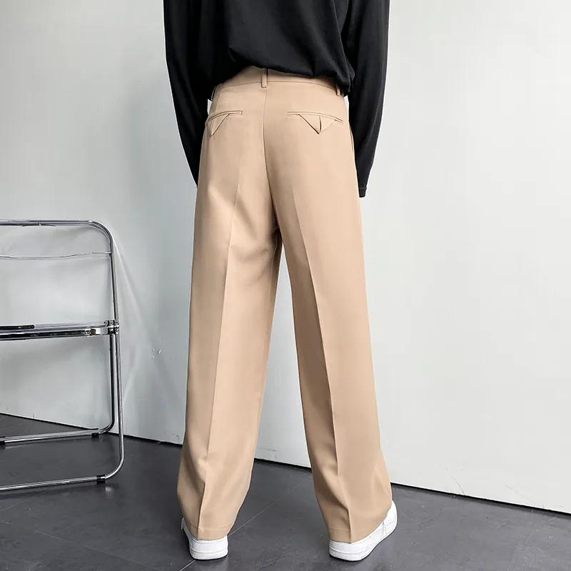 Japanese Style Mens Oversized Streetwear Wide Leg Trousers