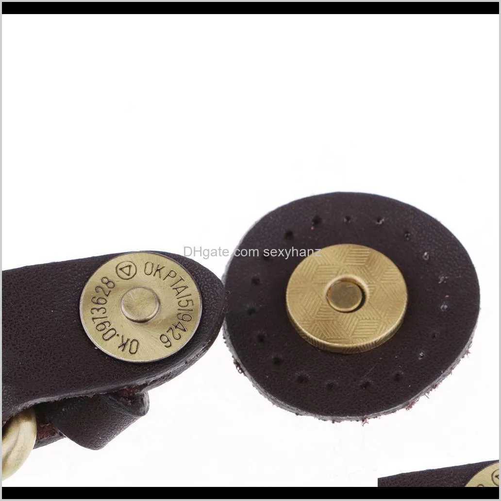set of 2 sew on leather snap pin buckle replacement bag fastener for handbags, shouder bag and crossbody bag making diy