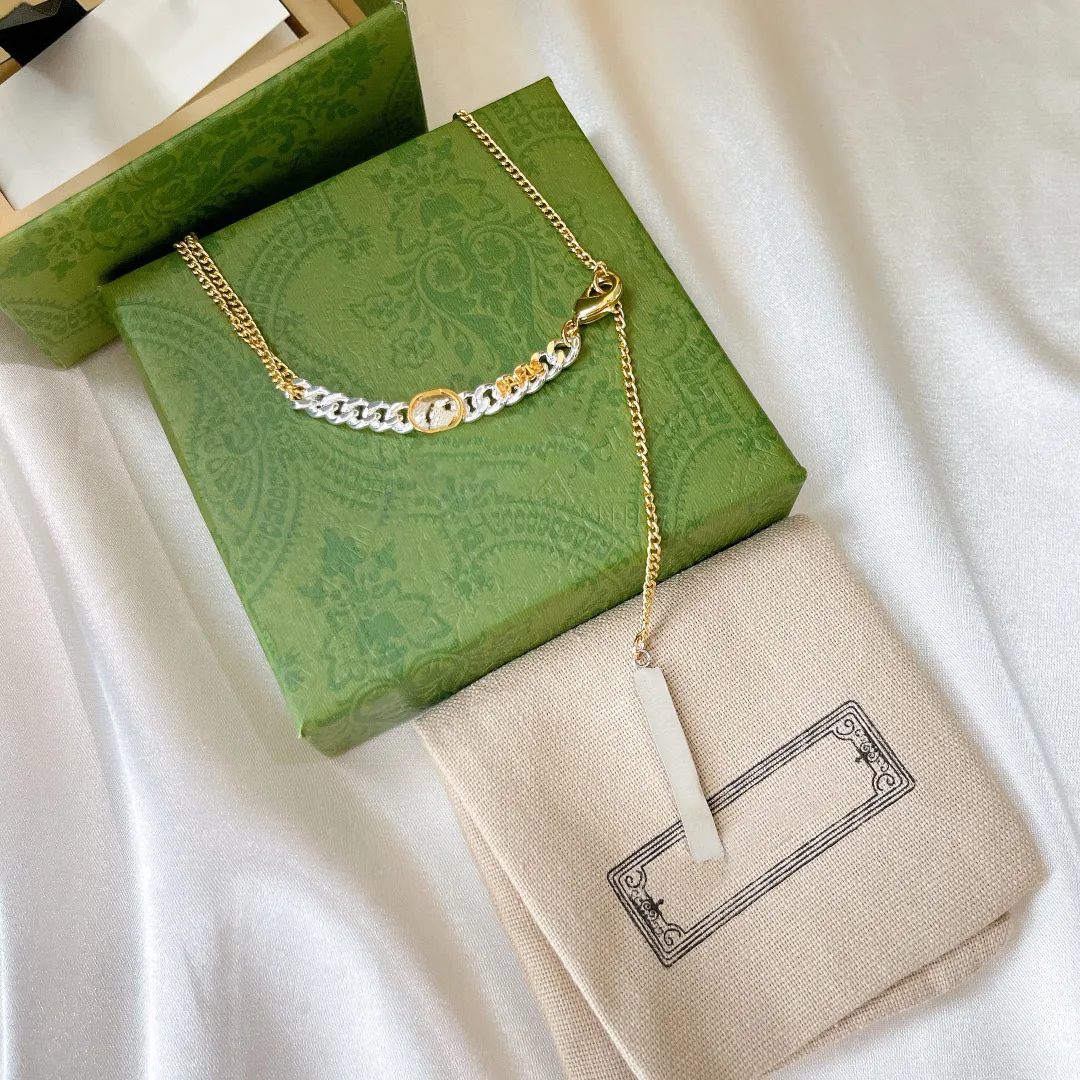 2021 mode tofsels halsband bröllopsfest temperament smycken halsband kvinnor män Luxurys designers smycken personlighet brev halsband