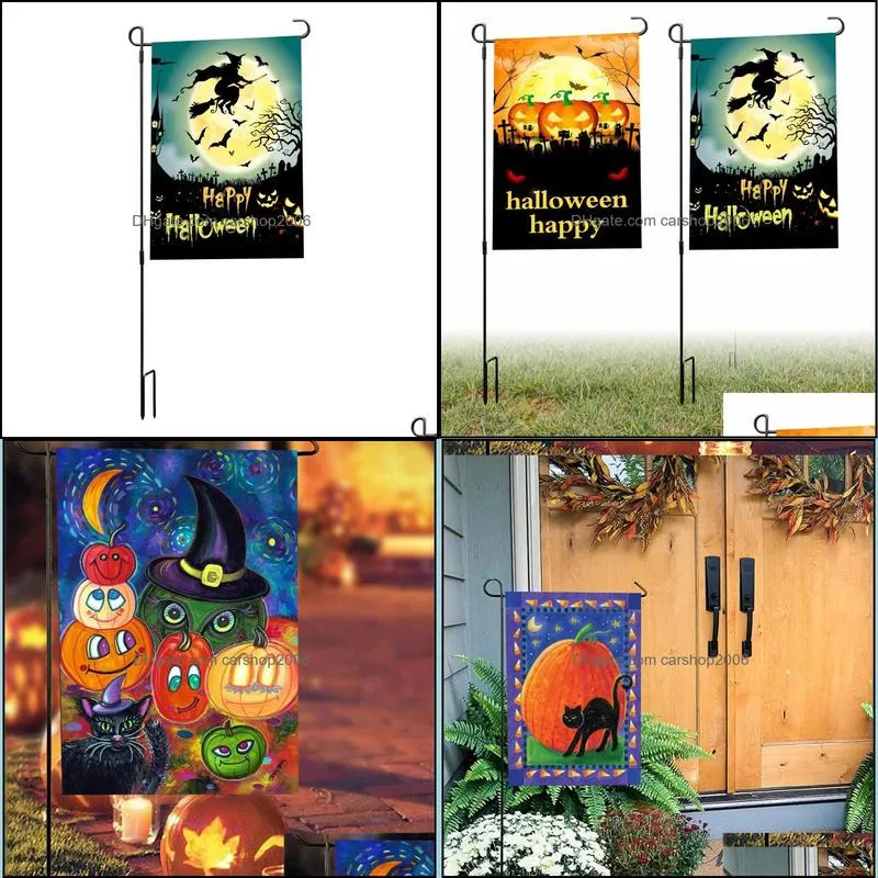 Funny Halloween Double-sided 3D printed Flag house flag garden flag Halloween party Flags Hanging House Decoration HWF8313