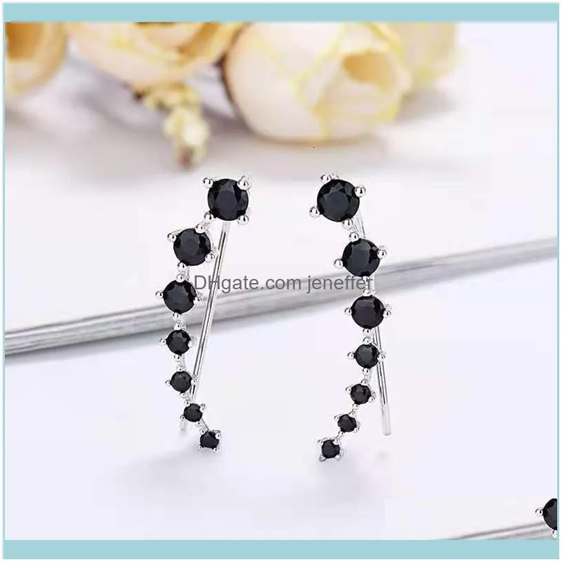 Charm Jewelryfactory0Q7Qstraight Fashion From The Stars Of You, Same 7 Diamond Long Seven Star Boucles d'oreilles Crochet d'oreille Femme Drop Delivery 2021 A