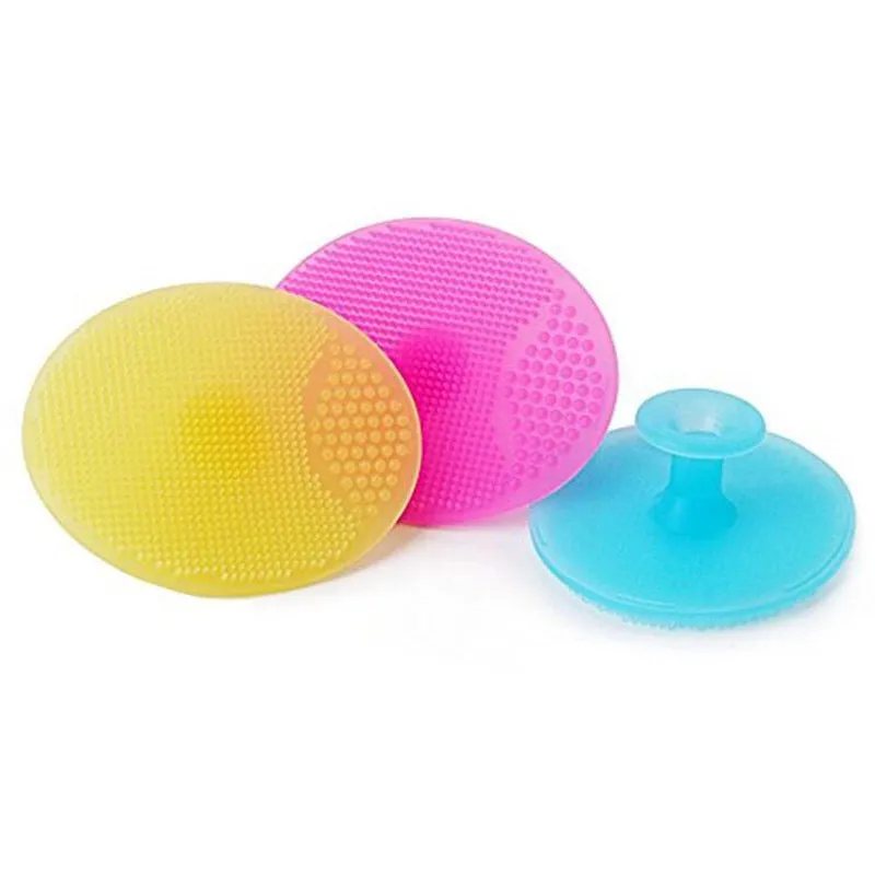 Brosse exfoliante pour le visage, 500 pièces, en Silicone doux pour bébé, tampon de nettoyage du visage, outil de nettoyage de la peau, SPA, bain, gommage