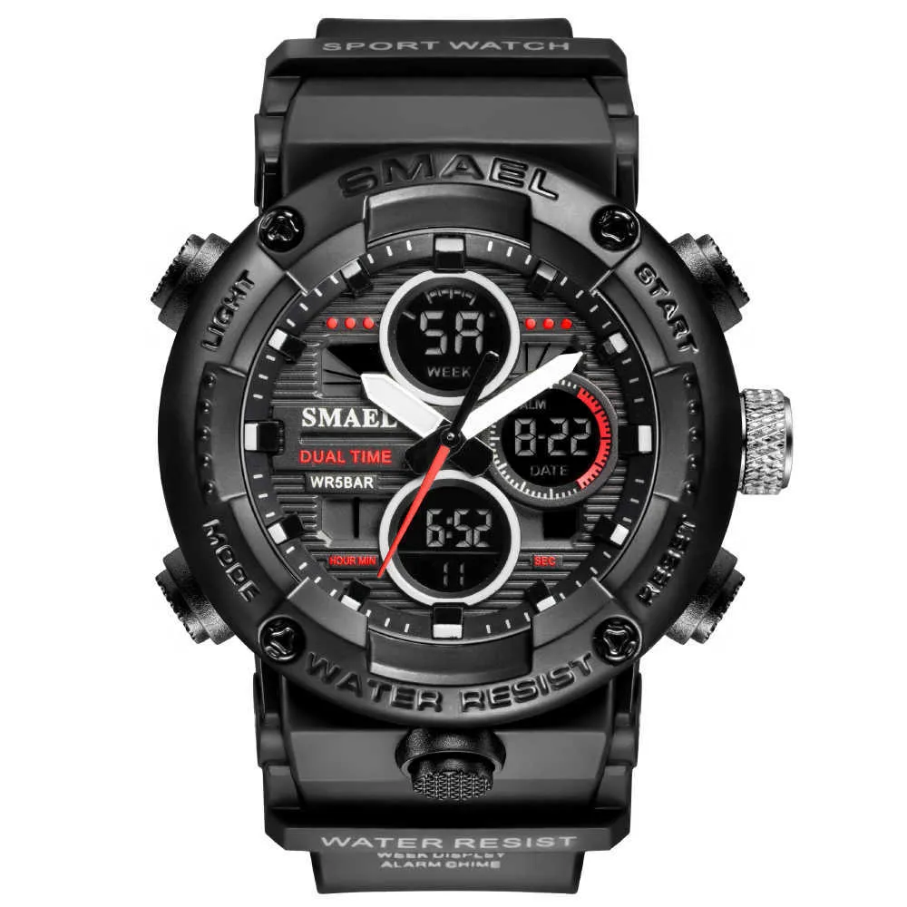 Relojes Para Hombre Militar 50 M Impermeable Deporte Cronómetro Alarma LED Reloj  Digital Hombres Reloj De Esfera Grande Para Hombre Relogio Masculino De  37,29 €