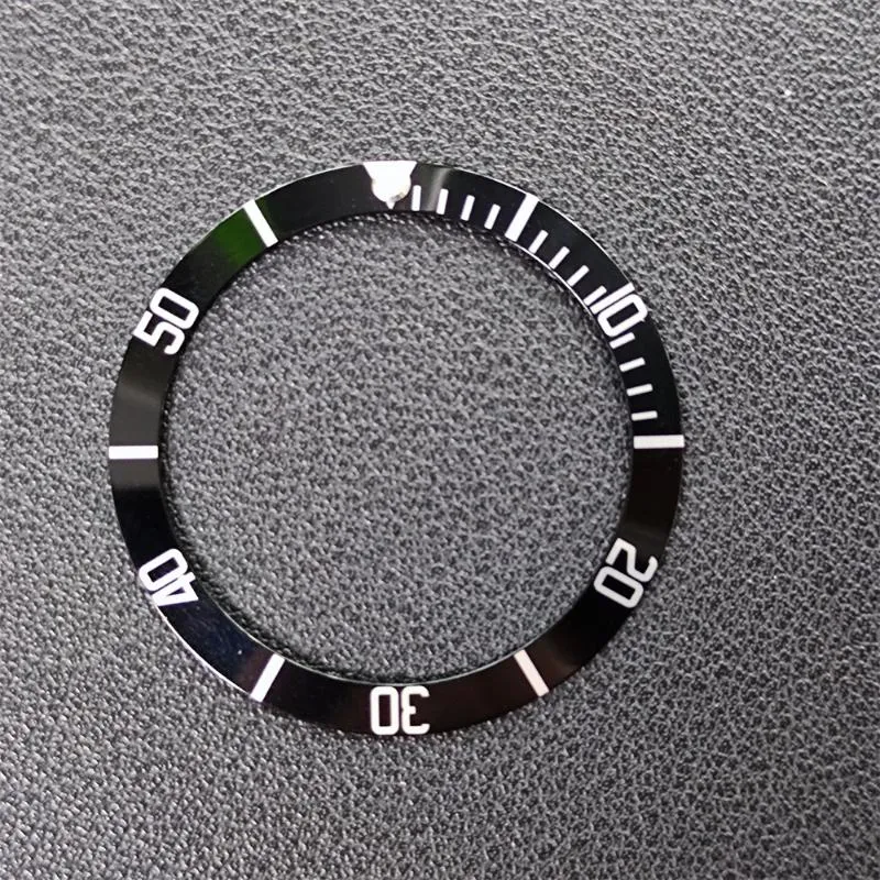 Reparationsverktygssatser 39 8mm svartblå röd aluminium Bezel Insert för 41mm Dial Bay M79230R Watch Face Replacement Accessories320N