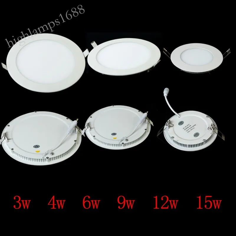 40-Pack Of 3W Cool White LED Recessed Downlights - Round Panel Lights For Ceiling