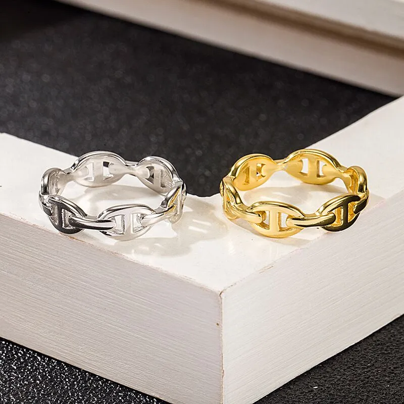 Luxury Rings New Fashion Creative Jewelry Enamel For Women Man