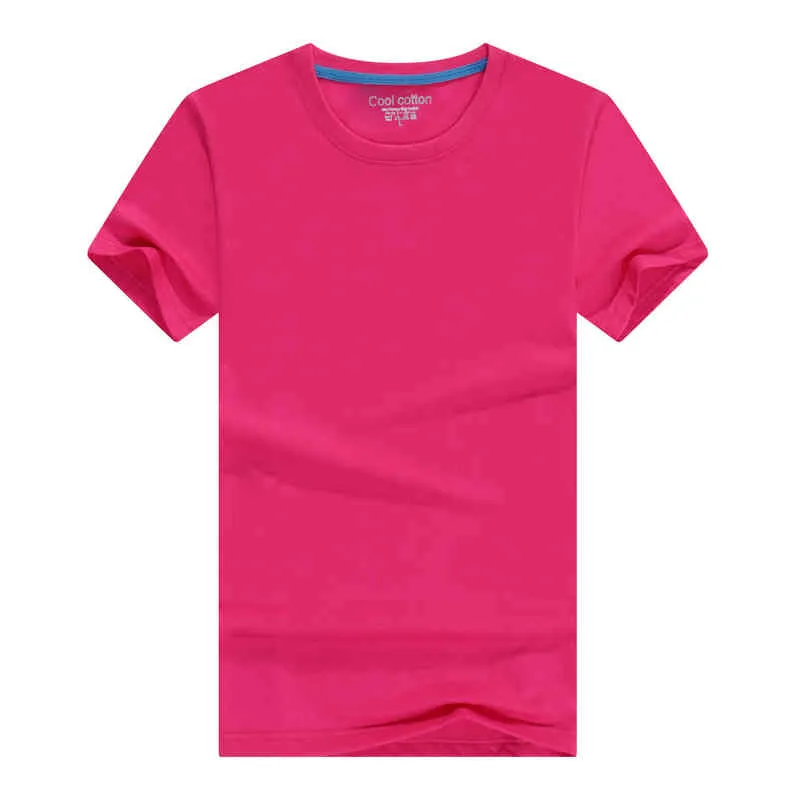 2022 nuovissimo cotone da uomo T-shirt da uomo in puro colore T-shirt girocollo T-shirt a maniche corte T-shirt vuote per uomo uomo vestiti G220223