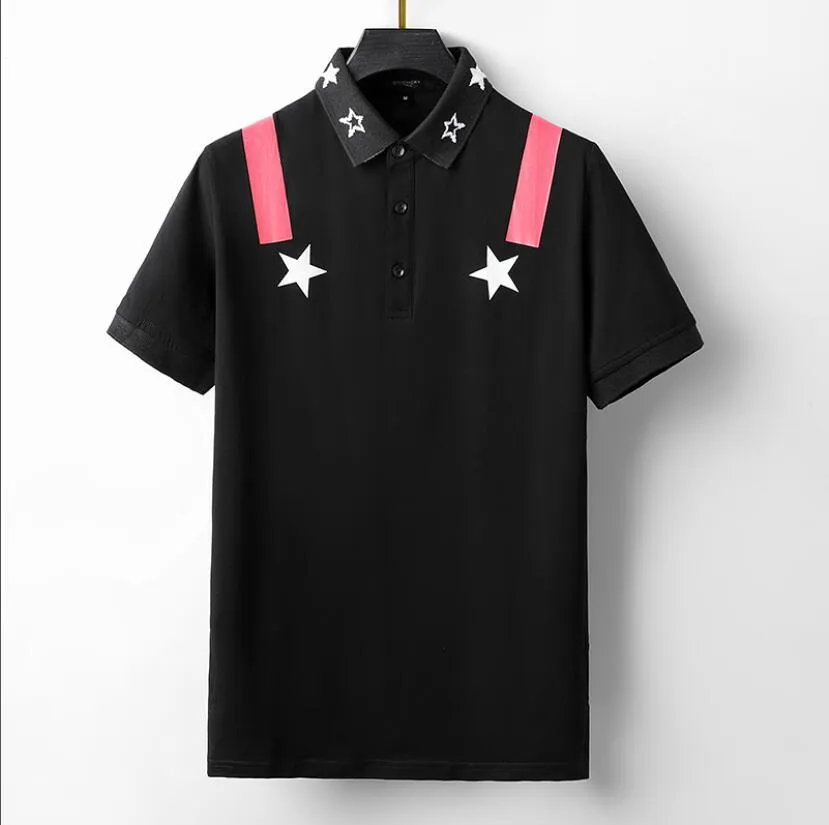 2022 Luxe Ontwerpers Mannen Jurk T-shirt Man Polo Mode Borduren Brief Patroon Print Ademende Mannen Casual Tops Vrouwen korte Mouw Tees Hoge Kwaliteit M-3XL #25