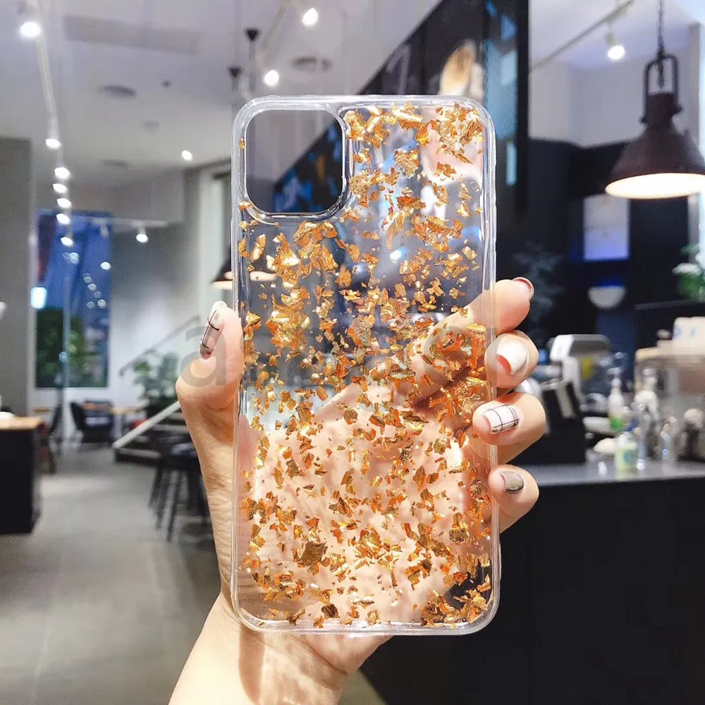 Bling Phone Cases Soft Glitter Achterkant voor iPhone 11 12 Mini PRO MAX XR XS X 8 7 PLUS