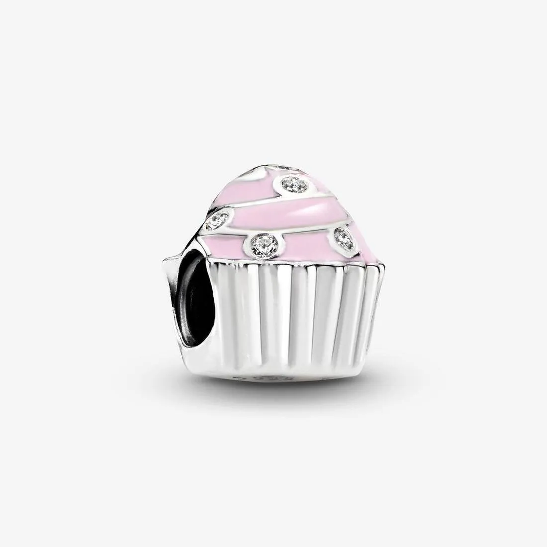 Tasarımcı Takı 925 Gümüş Bilezik Charm Boncuk uygun Pandora Pembe Cupcake Slayt Bilezik Boncuk Avrupa Tarzı Charms Boncuklu Murano