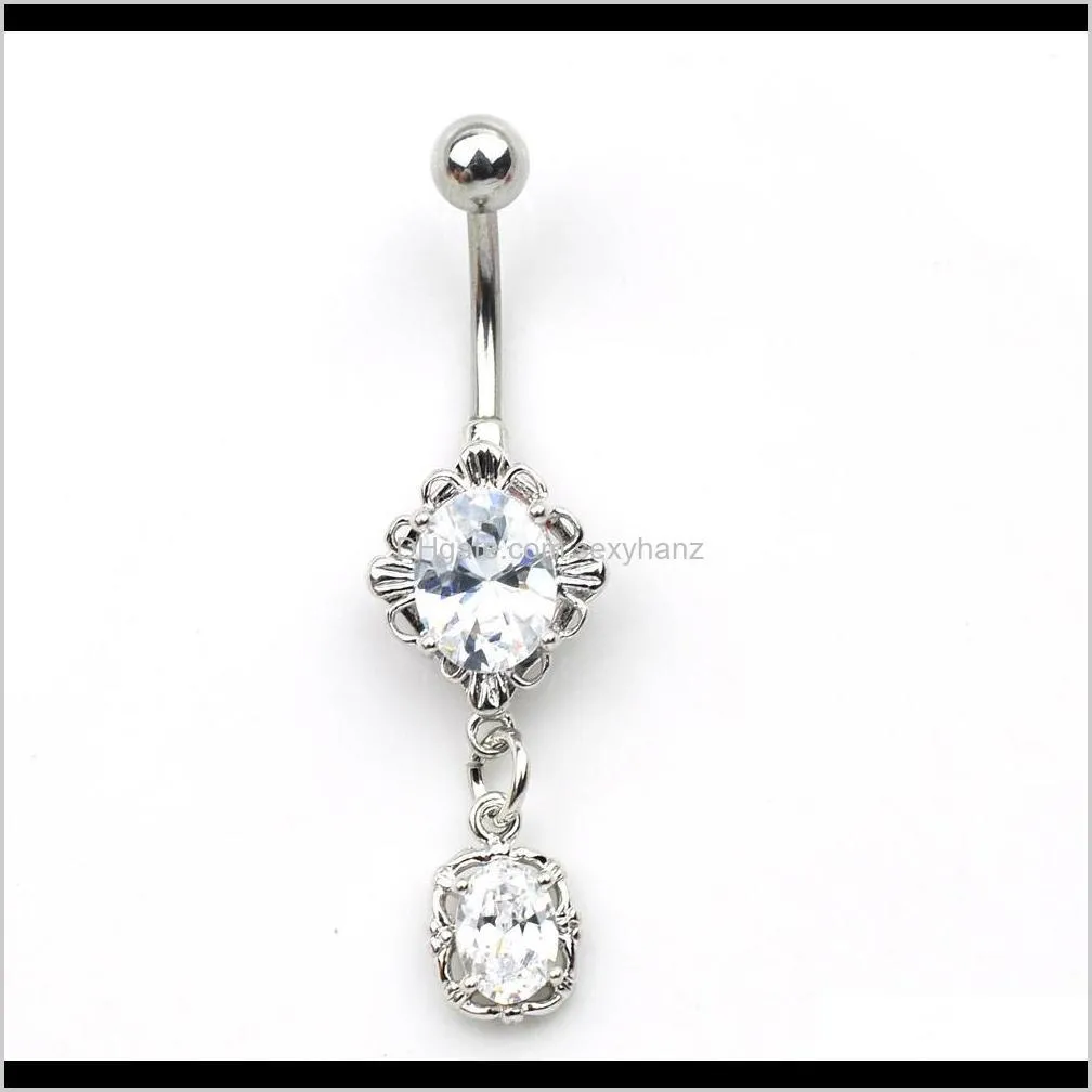 d0001 (1 color) belly style ring style belly button ring navel rings body piercing jewelry dangle accessories fashion charm retail