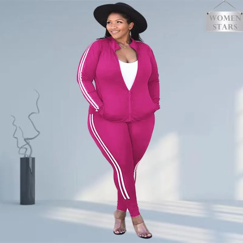 Plus size tracksuits conjuntos de roupas femininas de inverno roupas de inverno tracksuit 2 peças roupas camisola de moletom 2021 Atacado gota