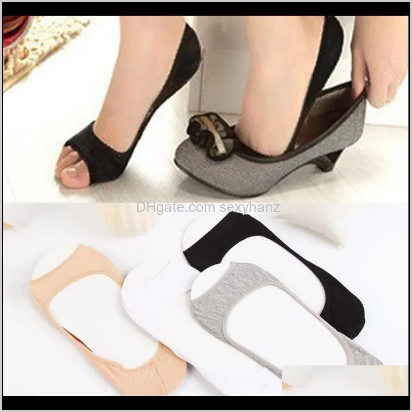 stealth easy without finger socks cotton socks fashion elastic fish mouth skin color 1 new pair of shallow mouth summer