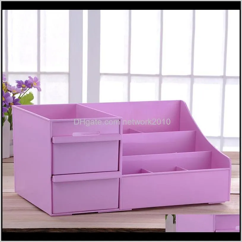 big capacity cosmetic storage box nail polish lipstick storage box makeup organizer cosmetic jewelry case drawer desktop sundries