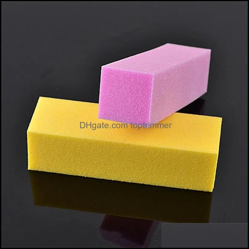 Manicure Sponge Nail File Polish Buffing Block For Fingernail DIY and Salon Use Enviromental Friendly