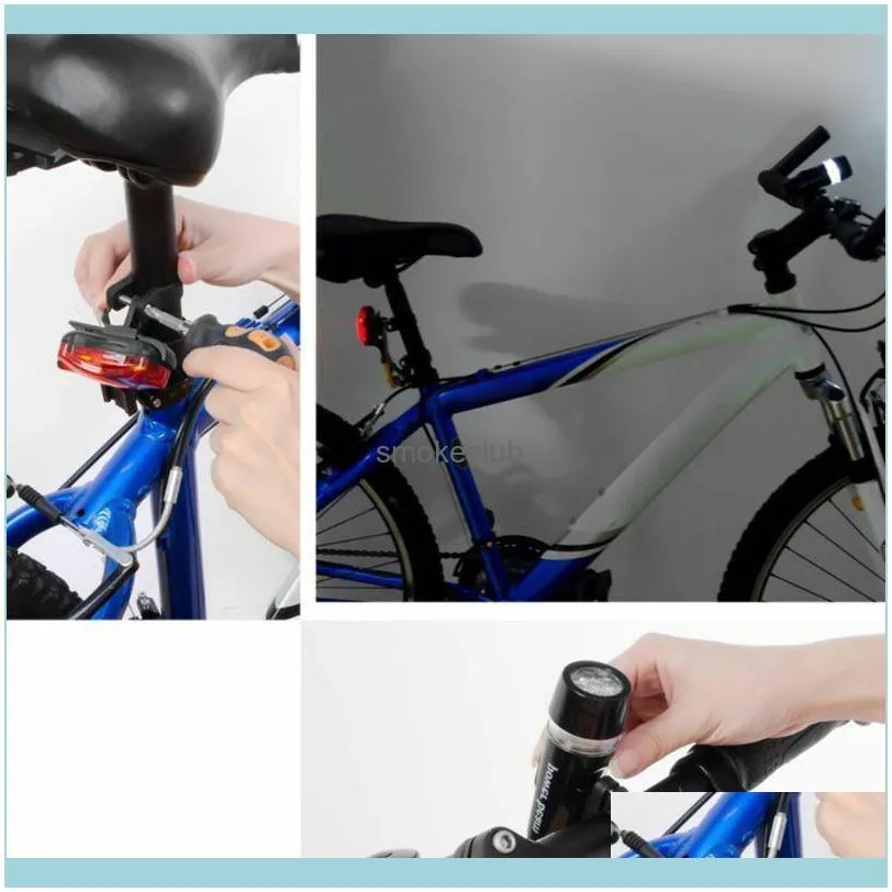 Bike Lights Waterproof Bicycle Front Back Light Set Tail Road MTB Mountain Rear Lamp Cycling Lantern LED Torch