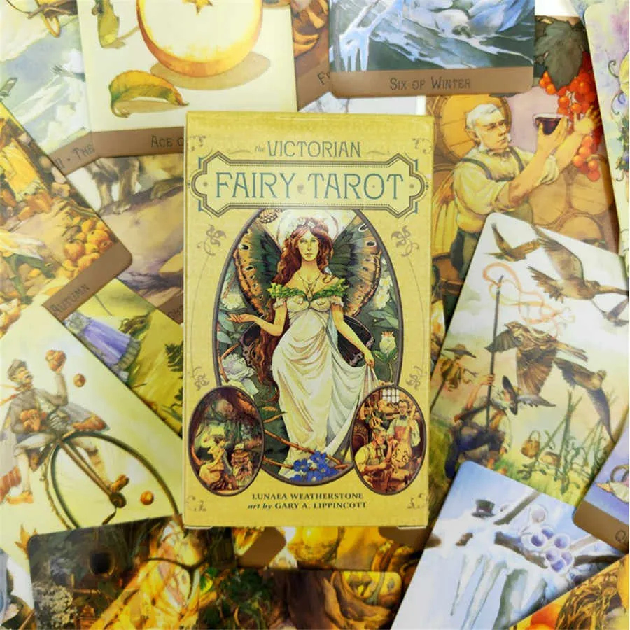 Tarot Cards English Version Oracles Deck Tarot Mysterious Guidance Divination Fate For Women Girl Oracle Card Game Board Games