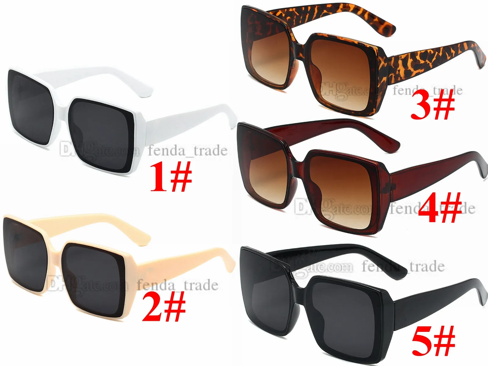 Klassieke retro zonnebril vrouwen bril dame luxe zwart wit pc frame zon brillen vintage spiegel oculos de sol feminino uv400 10 stks snel schip