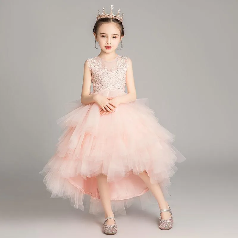BULLPIANO Girls Dress Bridesmaid Wedding Tulle Dresses Birthday Party  Princess Long Dress Wedding Pageant Dresses Tulle Party Gown, Size 11-13  Years - Walmart.com