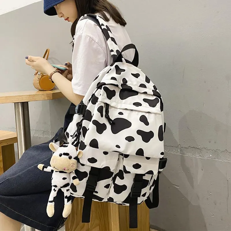 Mochila Escolar Para Niñas Bolso Bonito Impermeable Moda Adolescentes  Estudiante