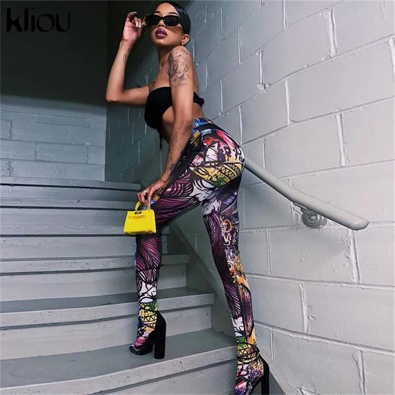Kliou Medium Waist Print Foot Printed Leggings For Women Body Shaping, Sexy  Booty Lifting, Street Style Hipster High Trouser From Long01, $14.1