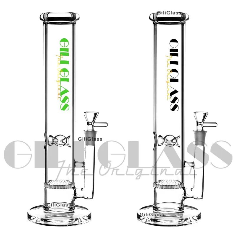 Bong One Layer Water Bongs honecomb Стеклянные трубы водопроблемы Функция Труба Функция DAB Оболочка масляная установка восковой кварц Бангер