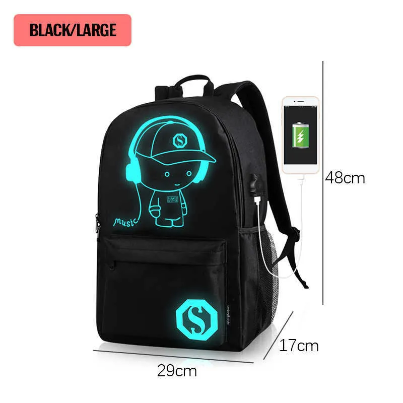 Anime luminous backpack clearance