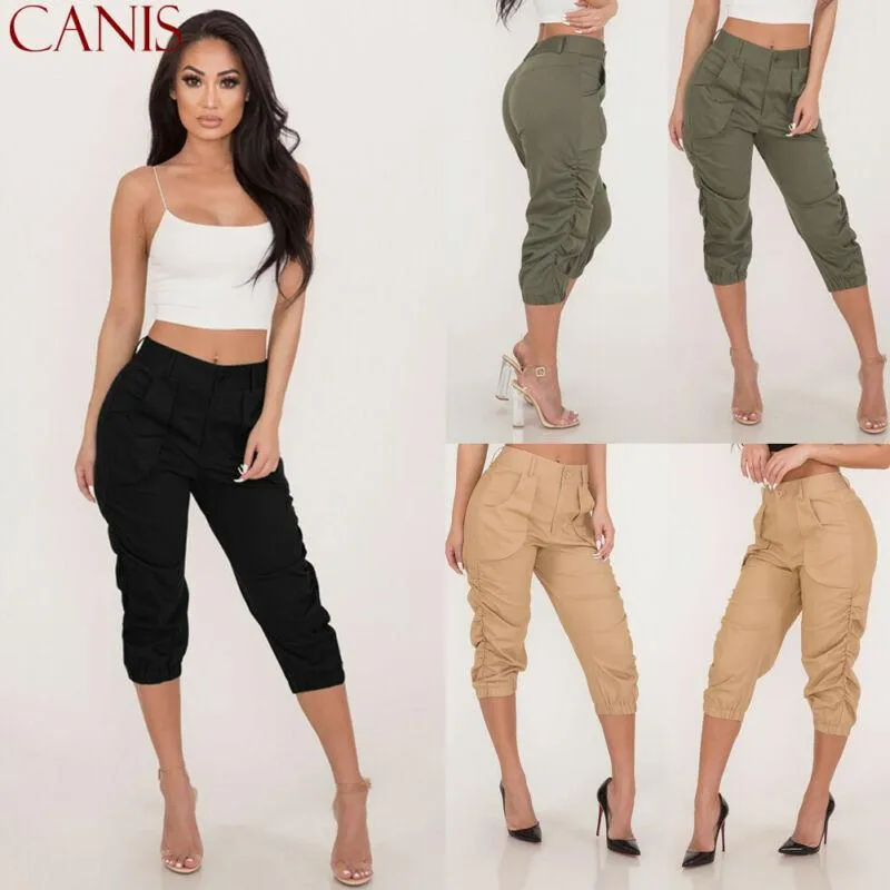 Pantalones tres online cuartos para mujer