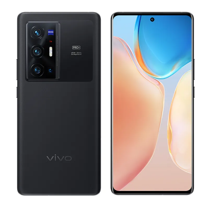 Original Vivo X70 PRO + PLUS 5G Mobiltelefon 12GB RAM 256GB 512GB ROM SNAPDRAGON 888+ 50MP HDR NFC IP68 Android 6,78 "Böjd fullskärm Fingeravtryck ID Ansikte Smart Cellphone