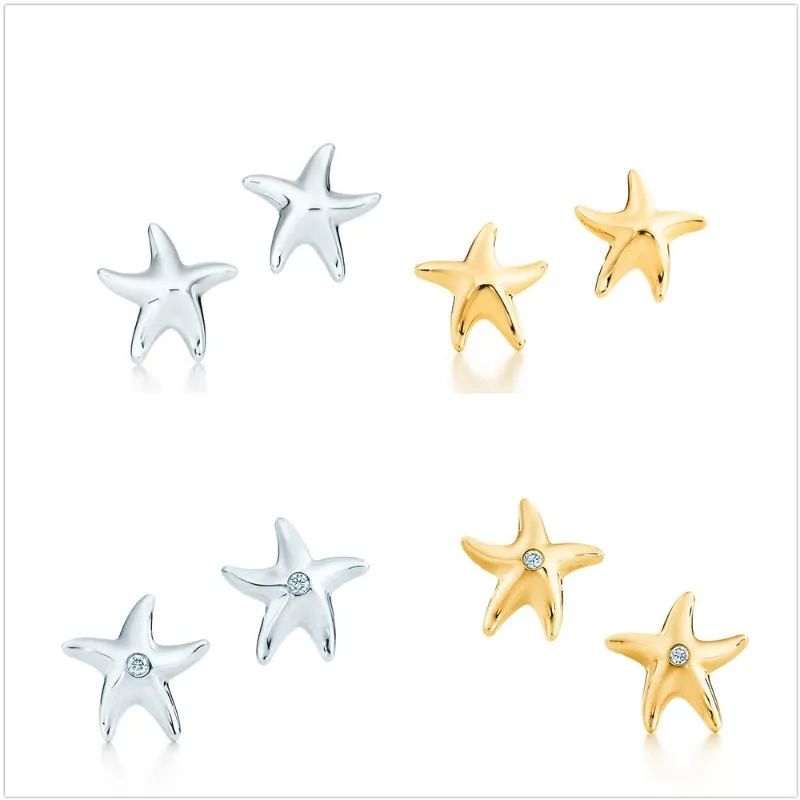 Stud 2021 boucles d'oreilles de mode de haute qualité en forme d'étoile Style Simple Original 100% 925 en argent Sterling dames vacances cadeau bijoux