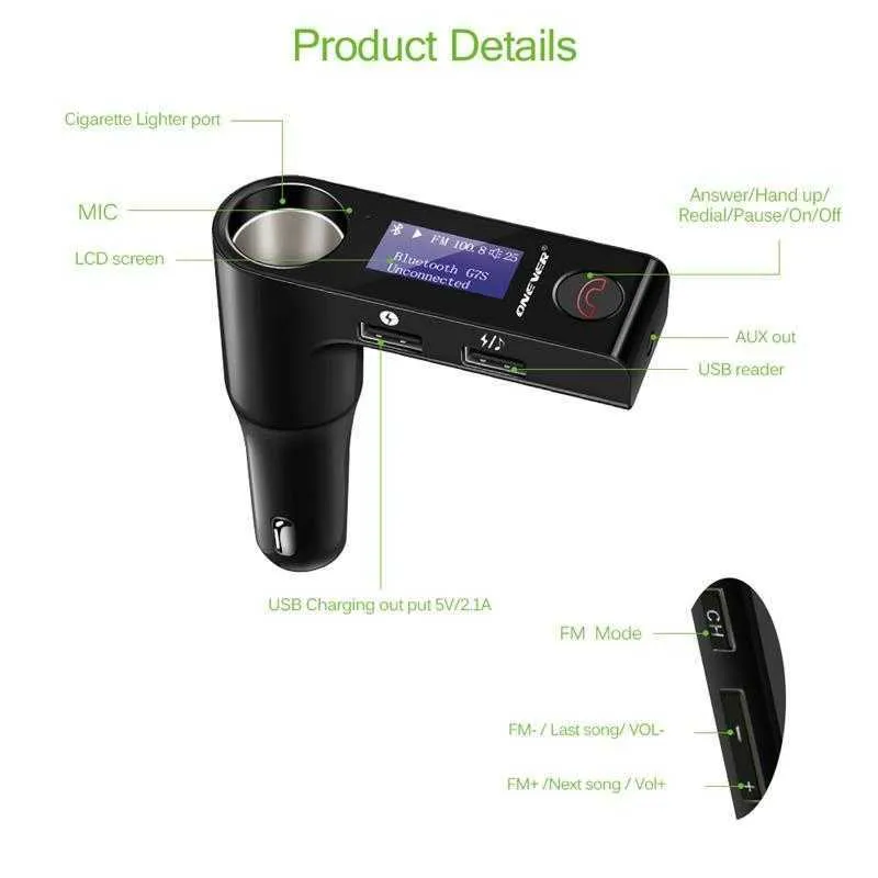usb cigarette lighter music player FM Bluetooth Transmitter Car Kit with Dual USB Charger and TF Card U Disk  Playback Black from Dhgate Bluetooth Car Kit