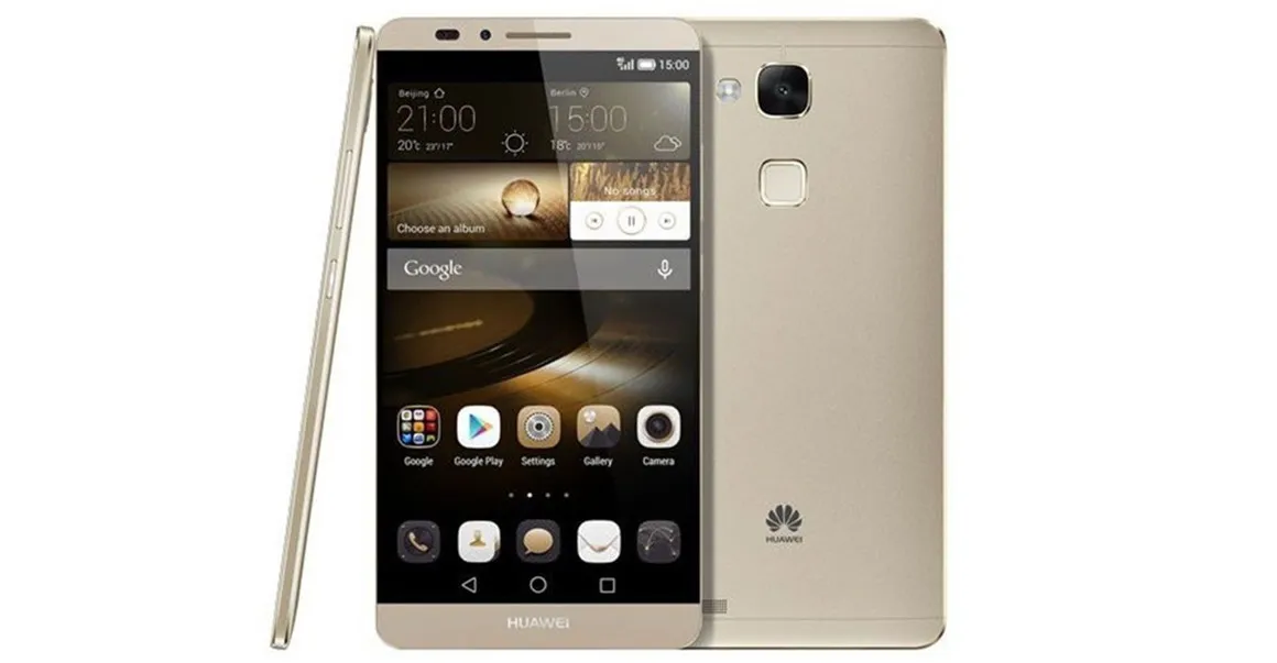 원래 Huawei Mate 7 4G LTE 휴대 전화 Kirin 925 Octa 코어 2GB RAM 16GB ROM Android 6.0 "FHD 13MP 지문 ID NFC 스마트 휴대 전화